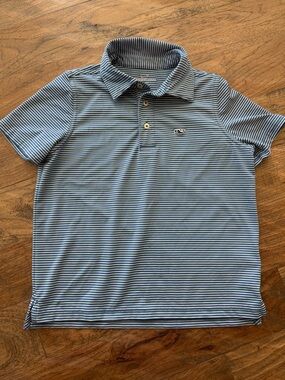 Vineyard Vines Boys Size 7 SanKaty Short Sleeved Polo